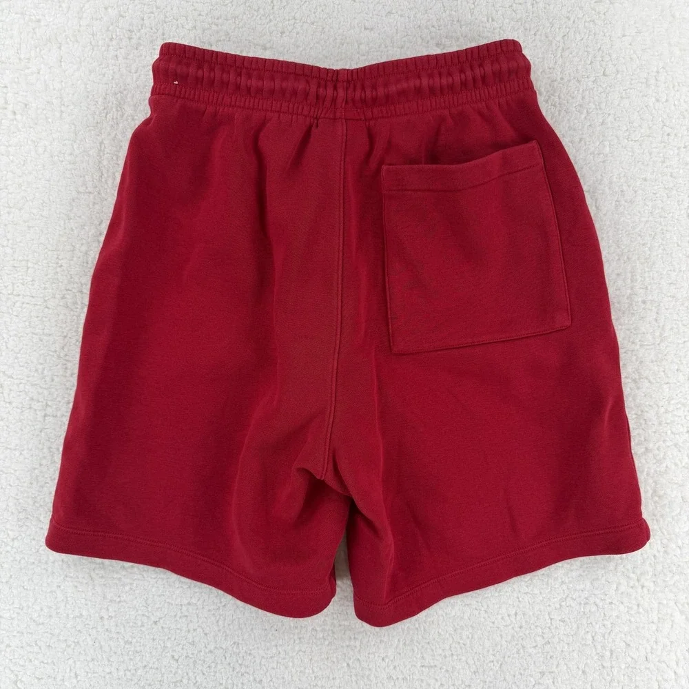Air Jordan Shorts Mens Small Red‎ Fleece Jumpman Logo Athletic Casual Basketball
